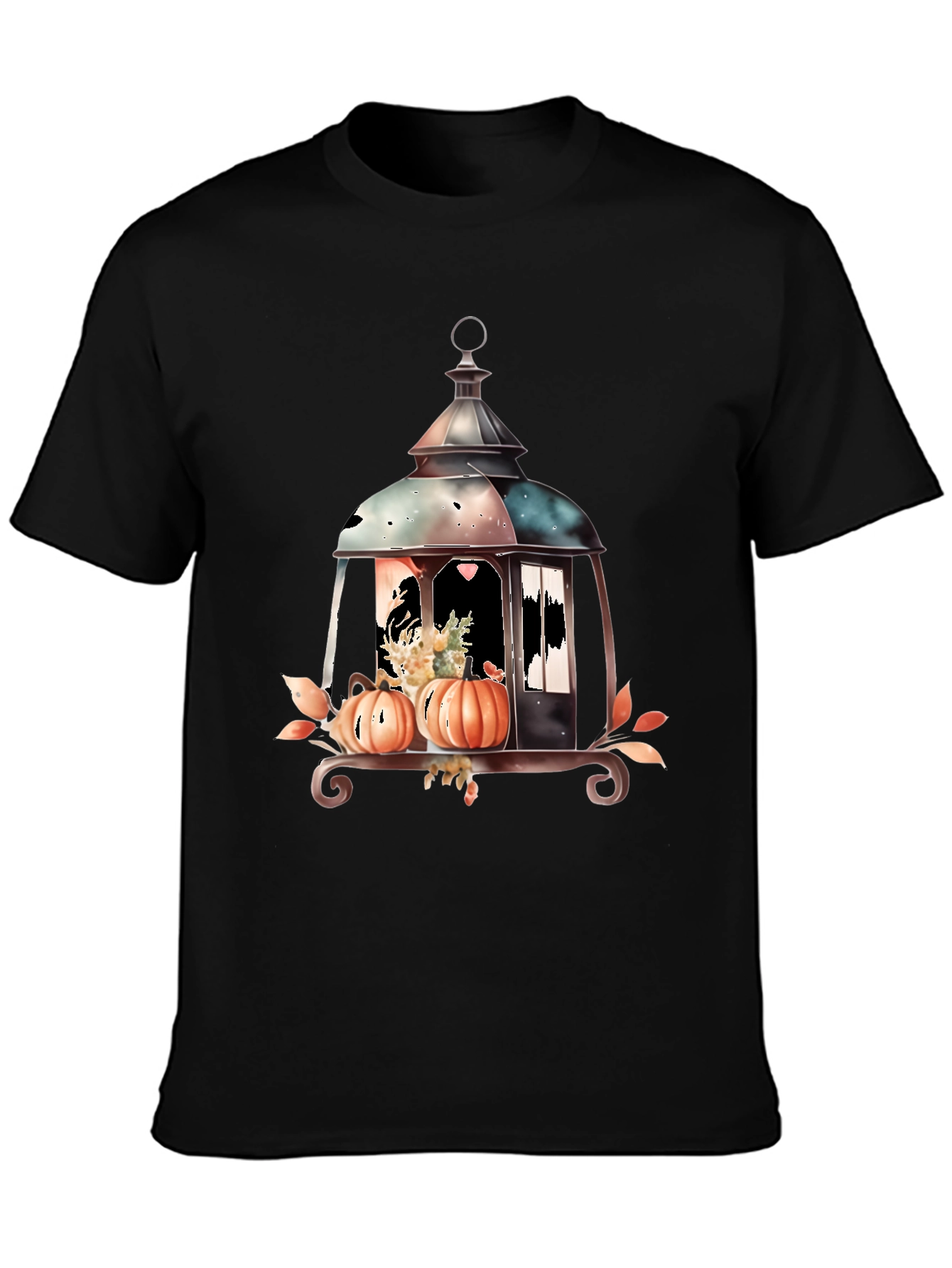 Lantern & Pumpkin Graphic Tee