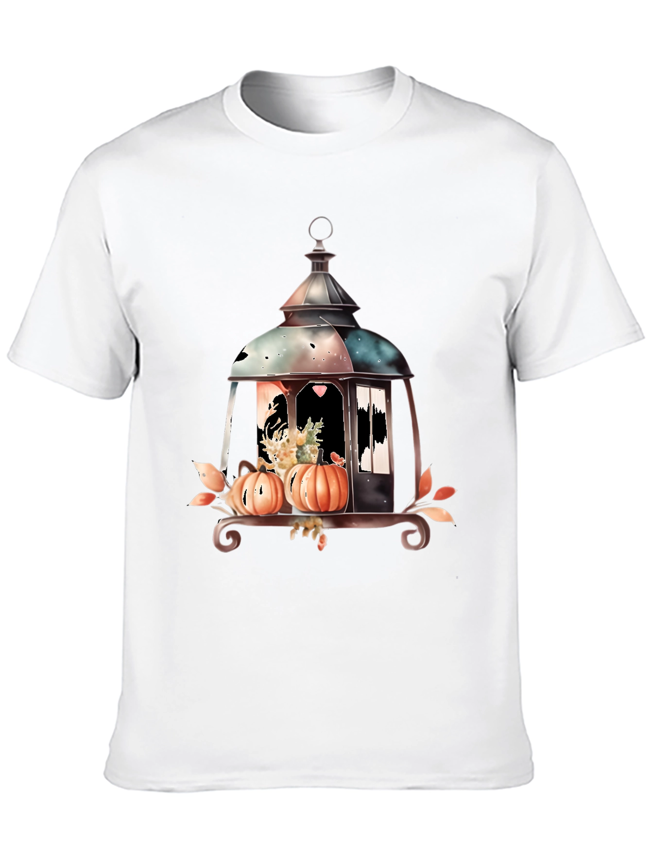 Lantern & Pumpkin Graphic Tee