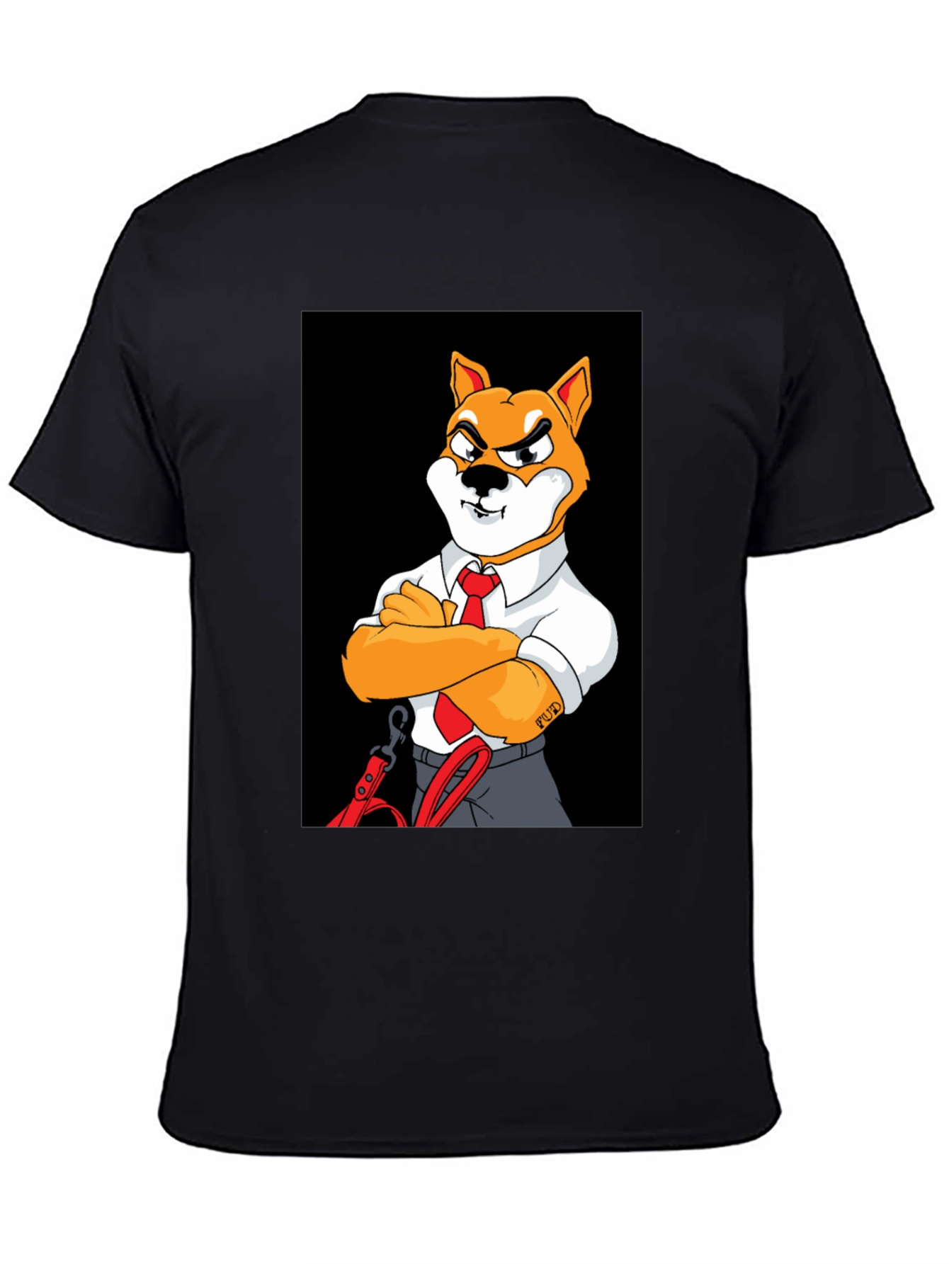 Dog Boss T-Shirt - Shiba Inu Cartoon Design