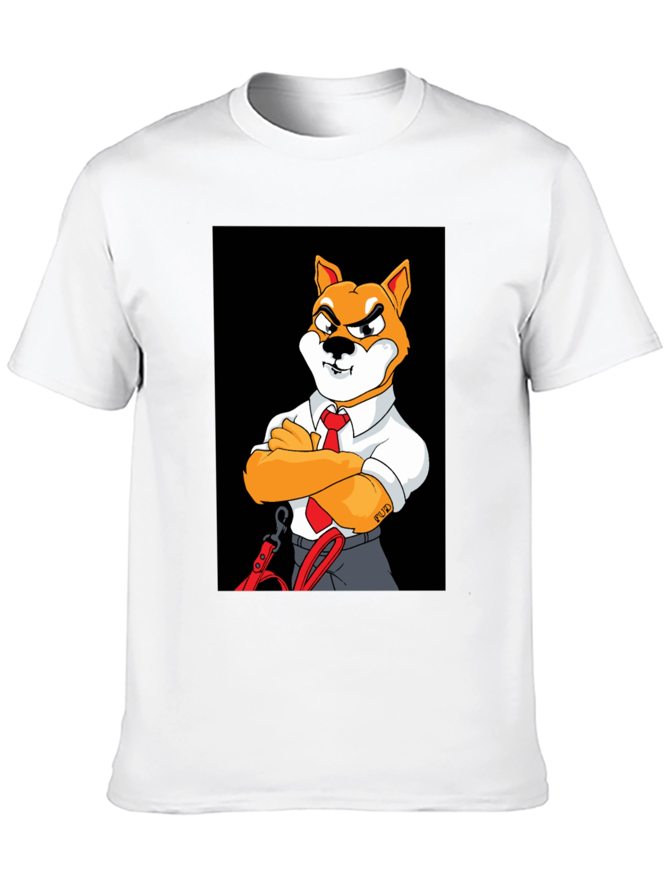 Dog Boss T-Shirt - Shiba Inu Cartoon Design