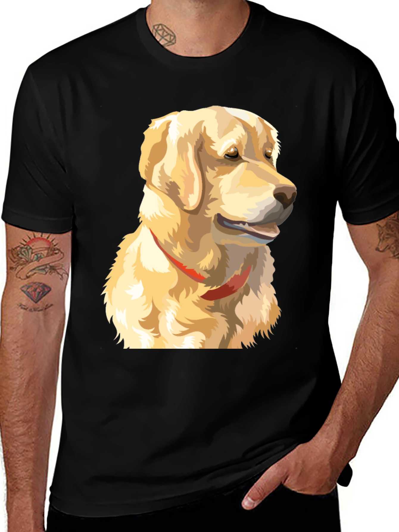Golden Retriever Graphic T-Shirt