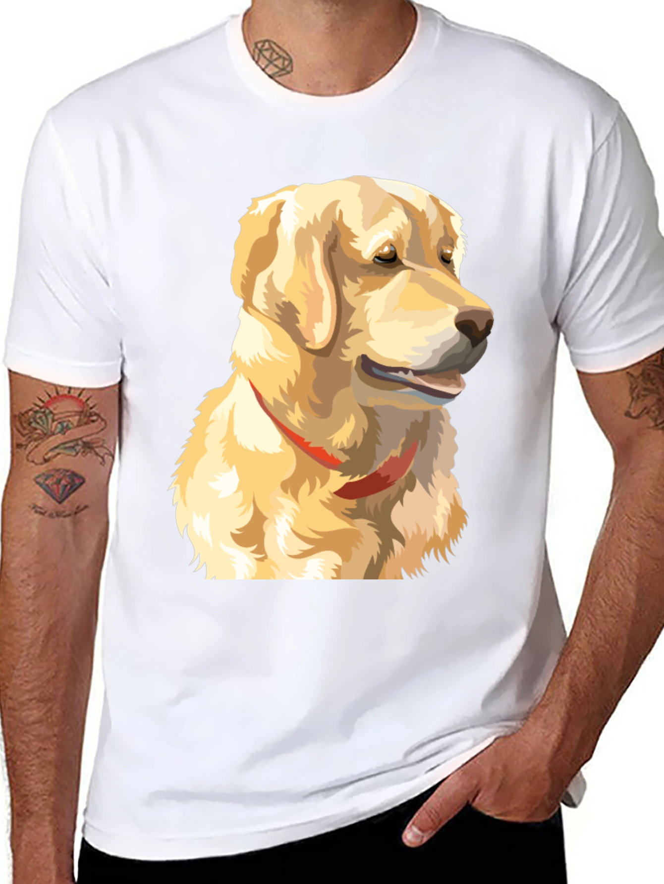 Golden Retriever Graphic T-Shirt