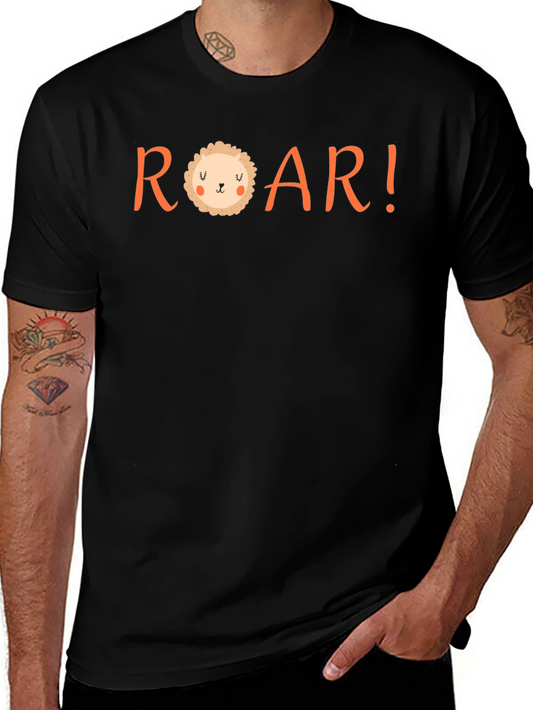 ROAR! Graphic Print Crew Neck T-Shirt