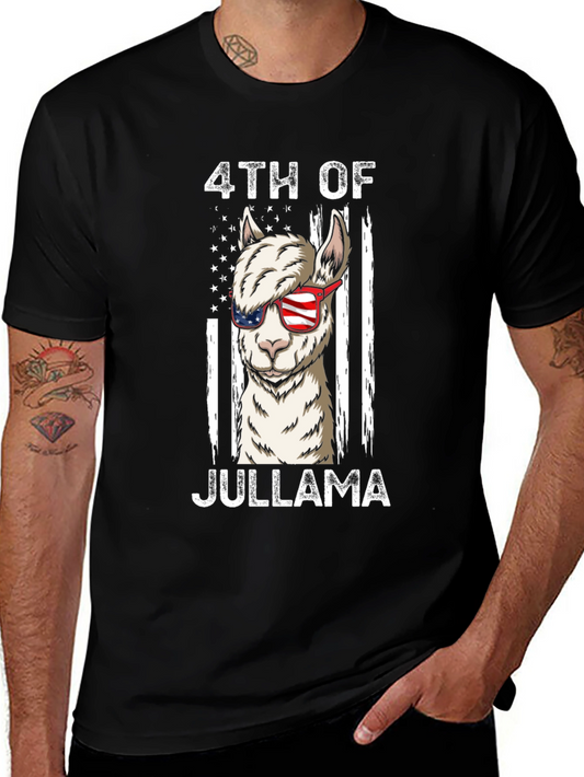4th of JulLlama Patriotic T-Shirt