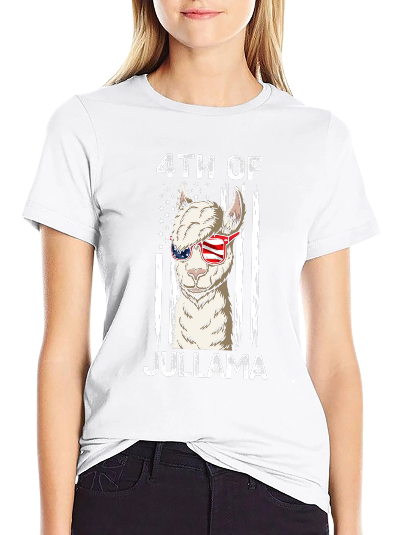 4th of JulLlama Patriotic T-Shirt