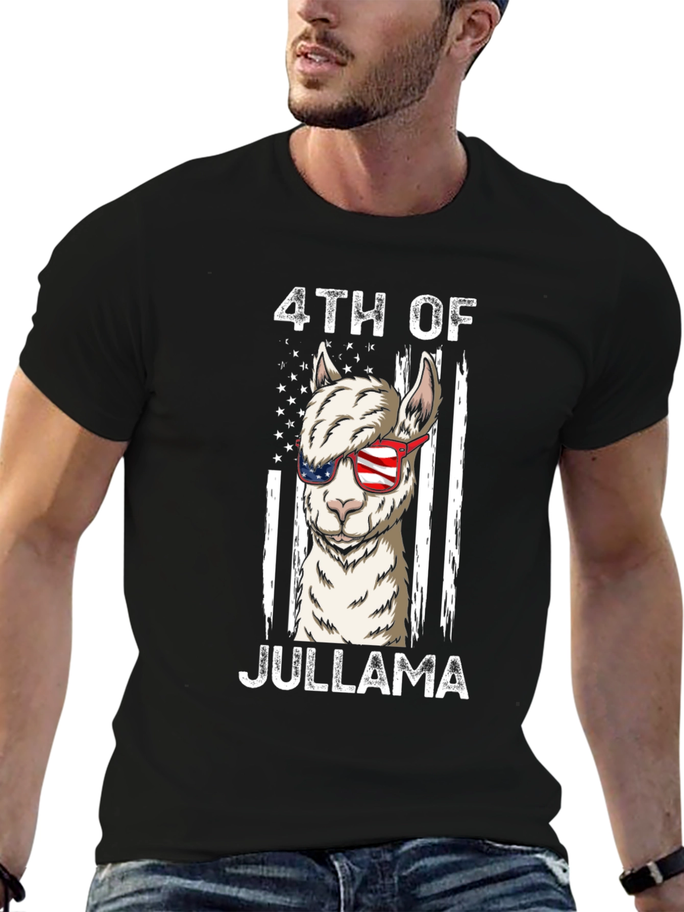 4th of JulLlama Patriotic T-Shirt