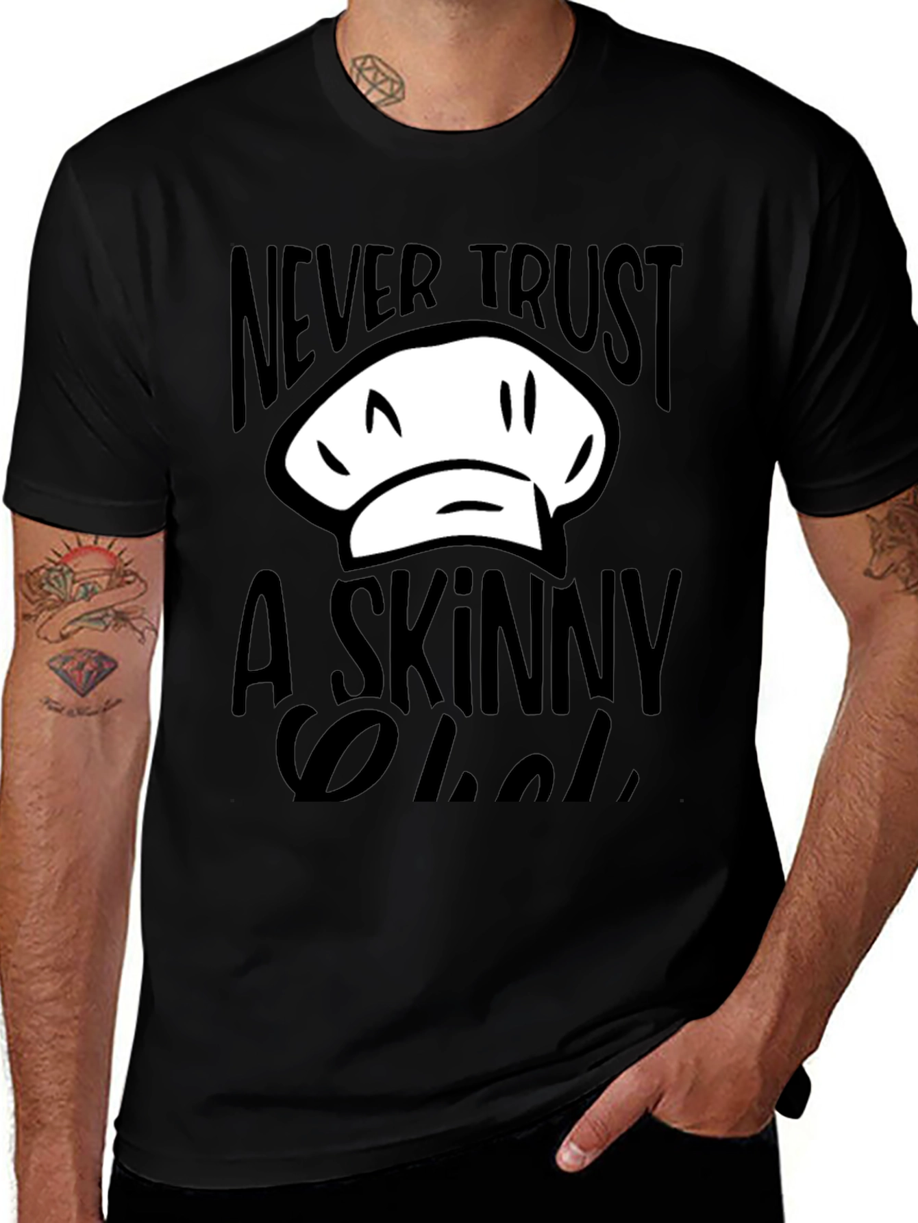 Never Trust a Skinny Chef T-Shirt