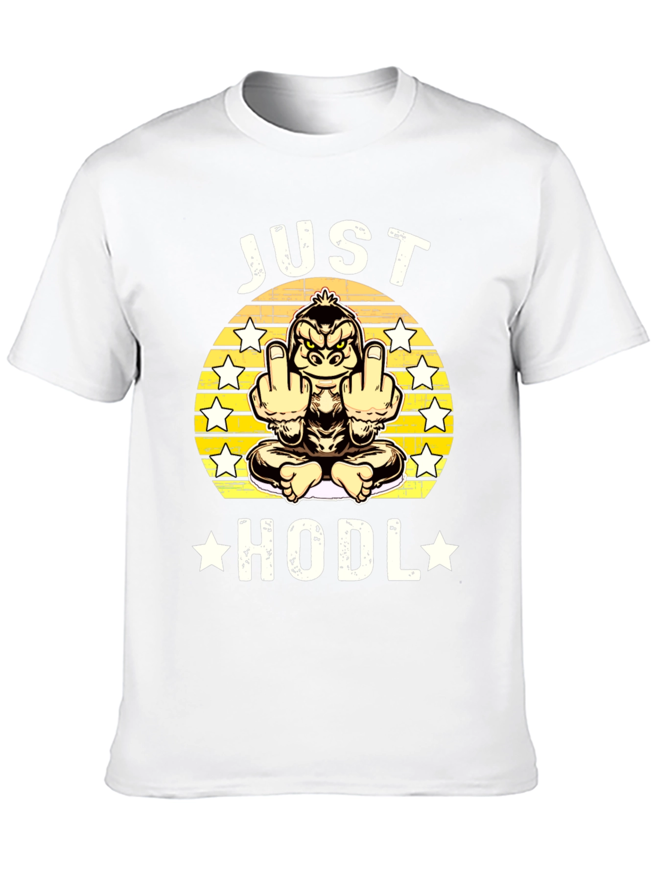 Just Hodl Black Graphic T-Shirt