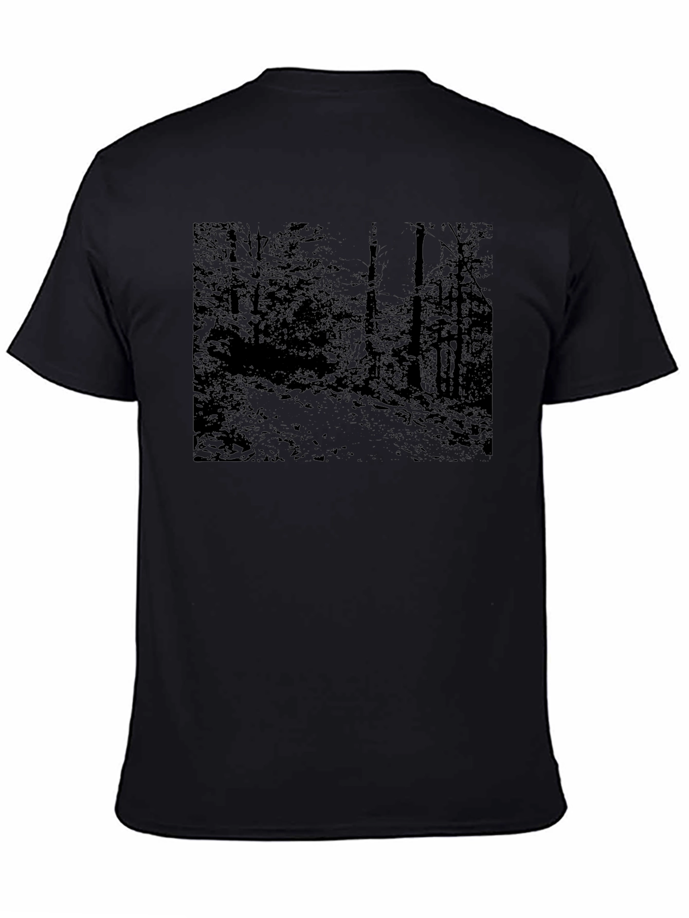 Dark Forest Graphic Tee - Unisex Black T-Shirt