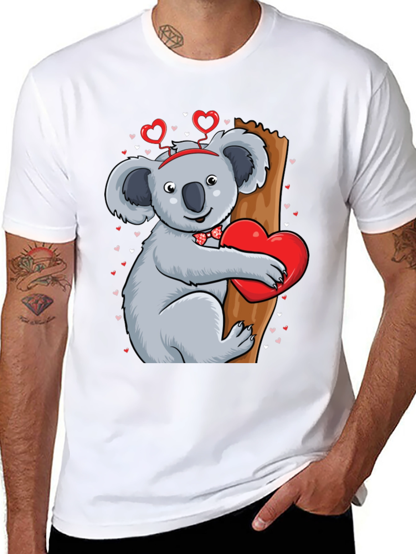 Valentines Day Koala Bear T-Shirt