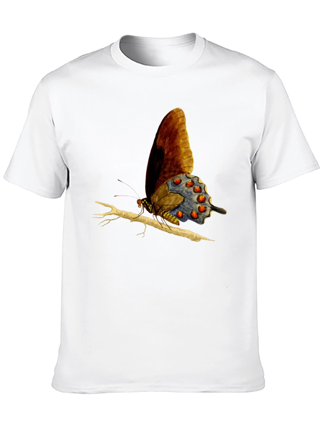 Butterfly Graphic Tee - Mens Black T-Shirt