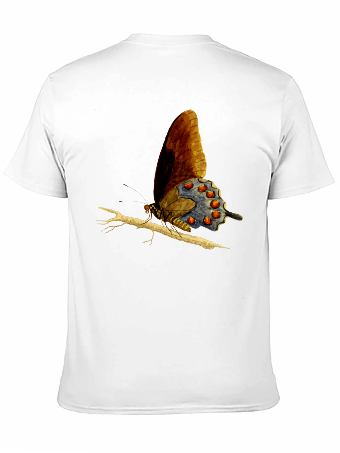 Butterfly Graphic Tee - Mens Black T-Shirt
