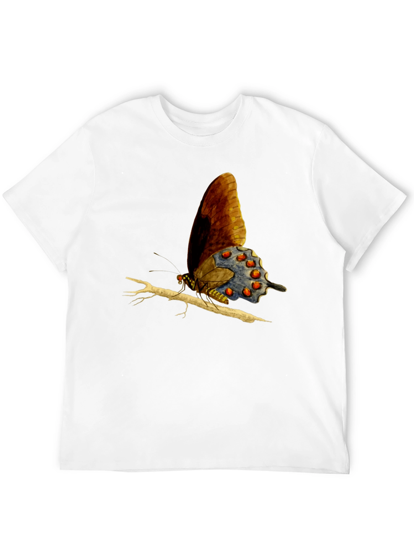 Butterfly Graphic Tee - Mens Black T-Shirt