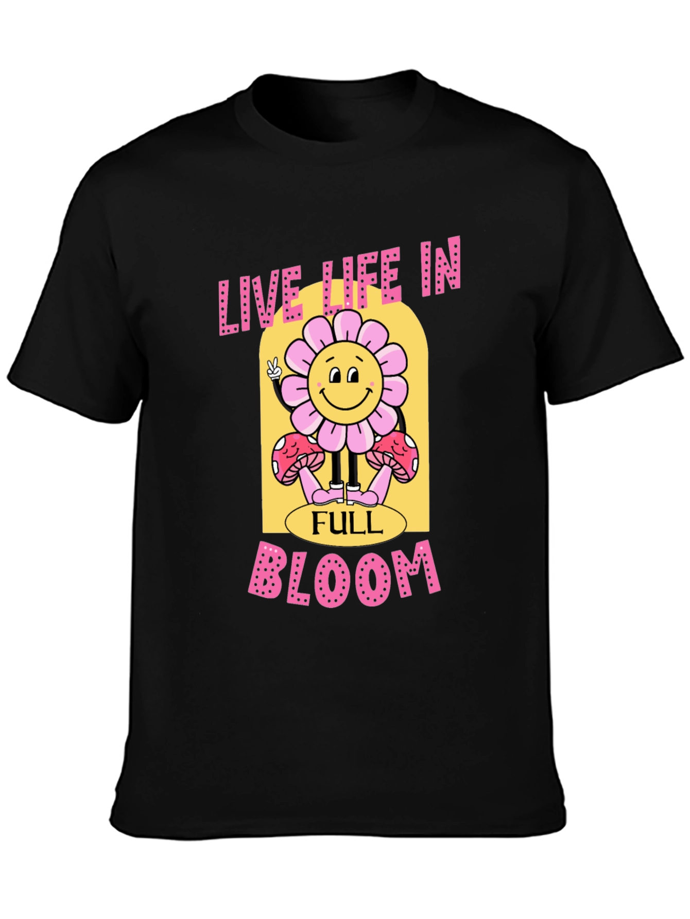 Live Life in Full Bloom Graphic Tee