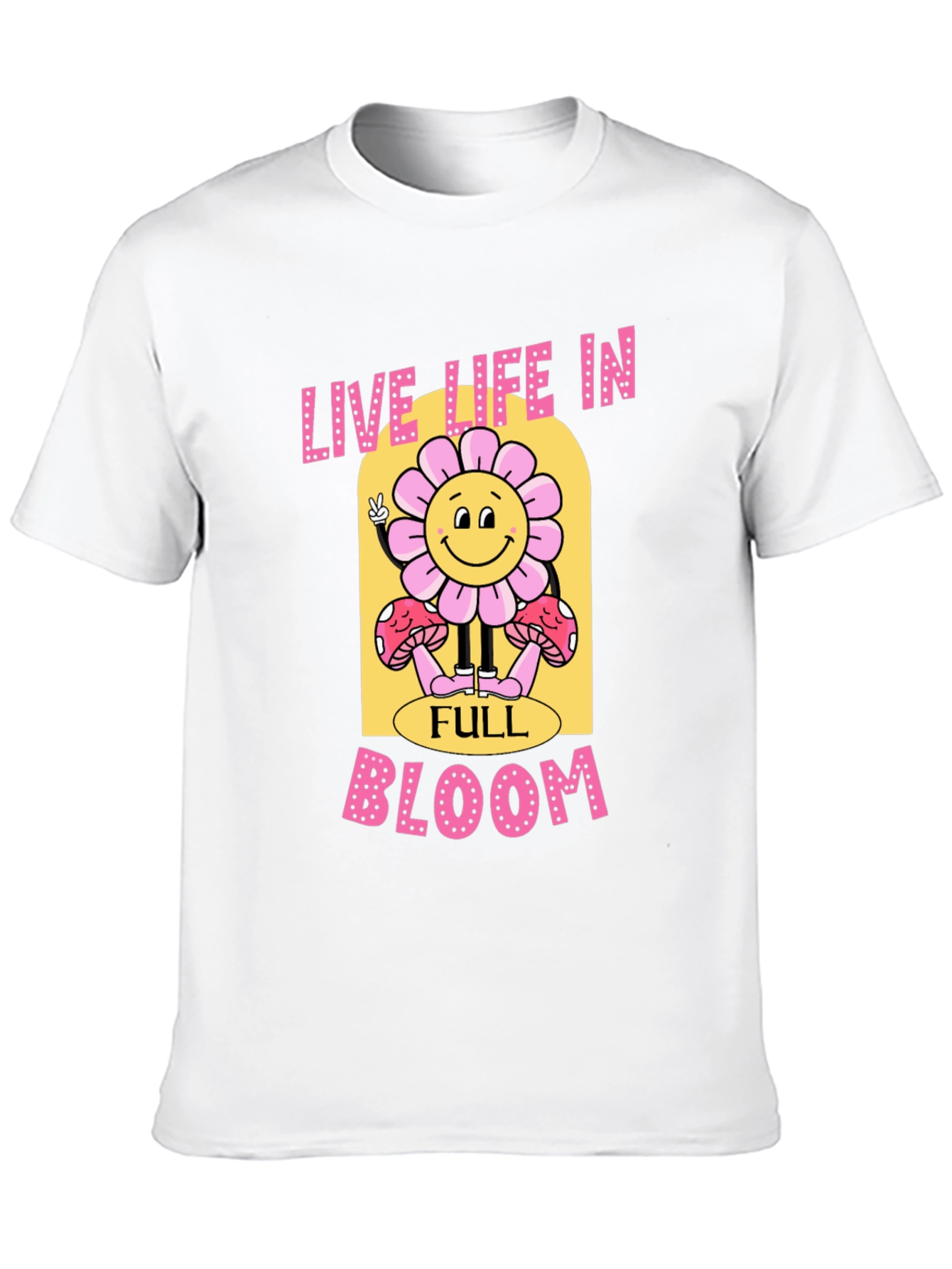 Live Life in Full Bloom Graphic Tee