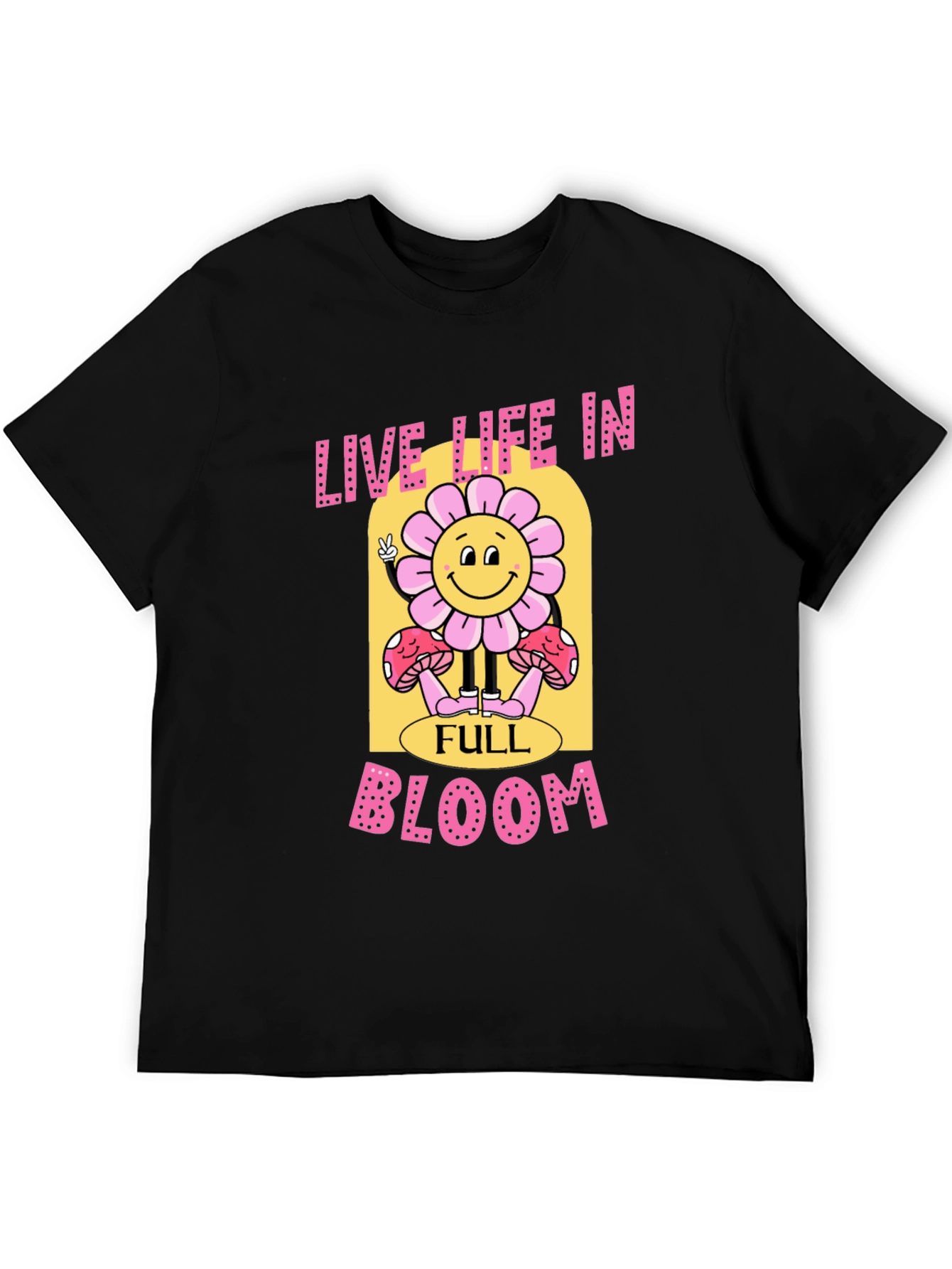 Live Life in Full Bloom Graphic Tee