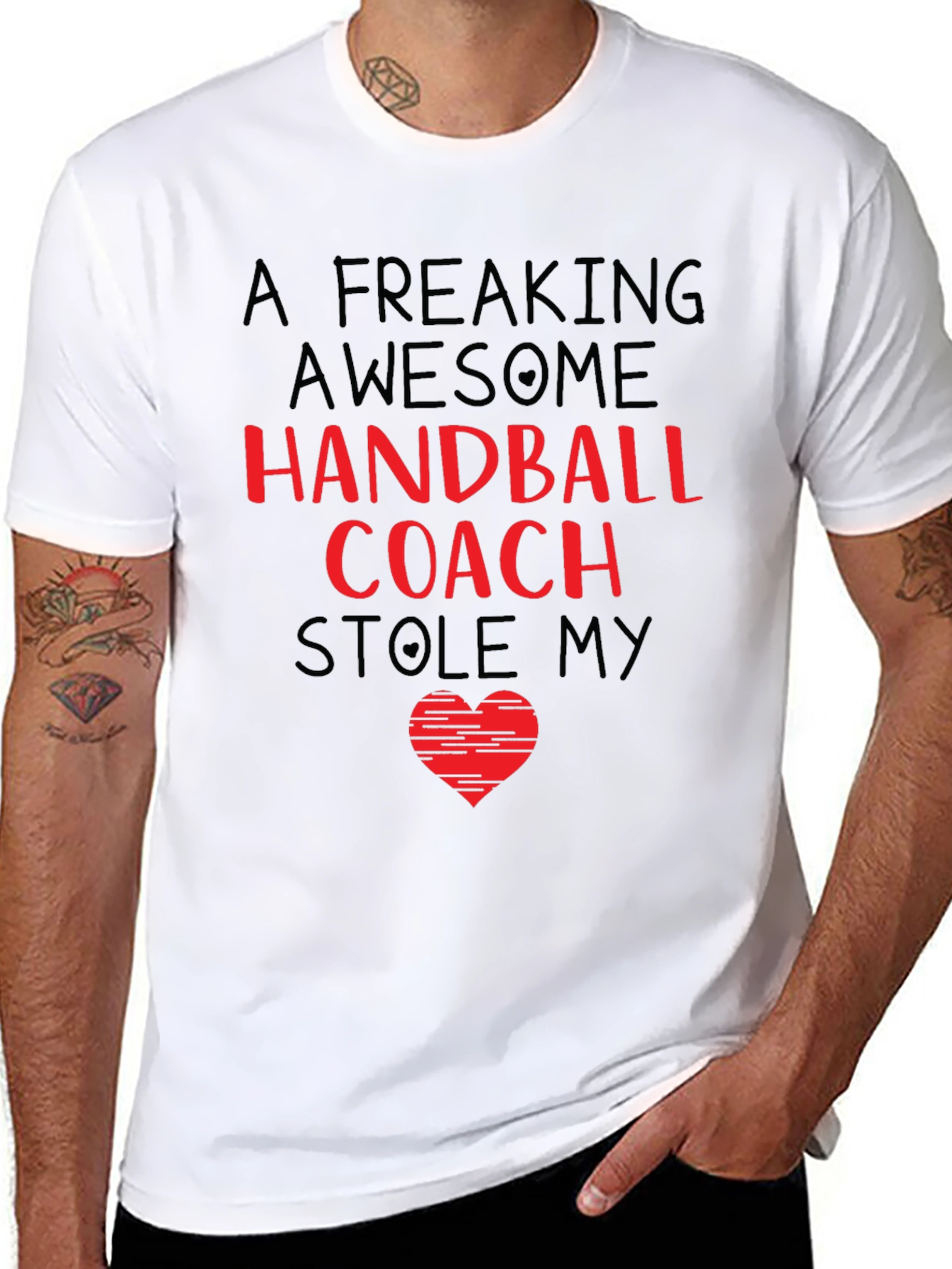 Awesome Handball Coach Graphic T-Shirt