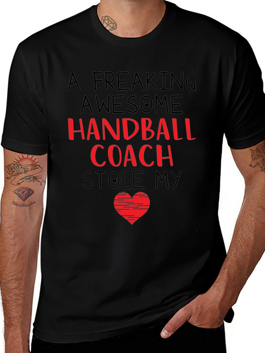 Awesome Handball Coach Graphic T-Shirt