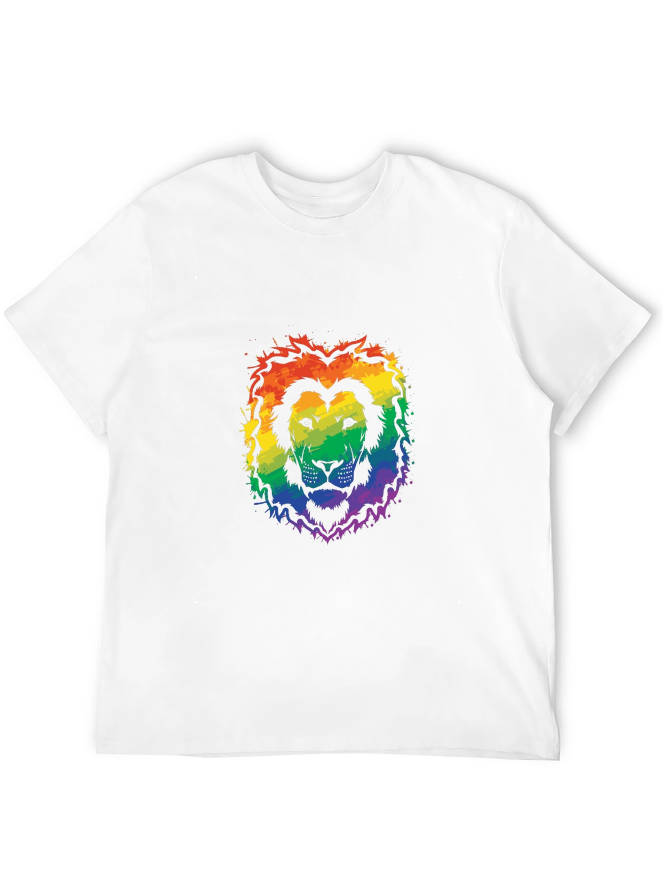 Rainbow Pride Lion Graphic Tee