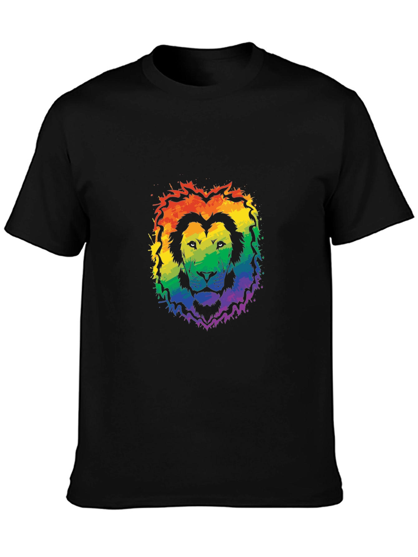 Rainbow Pride Lion Graphic Tee