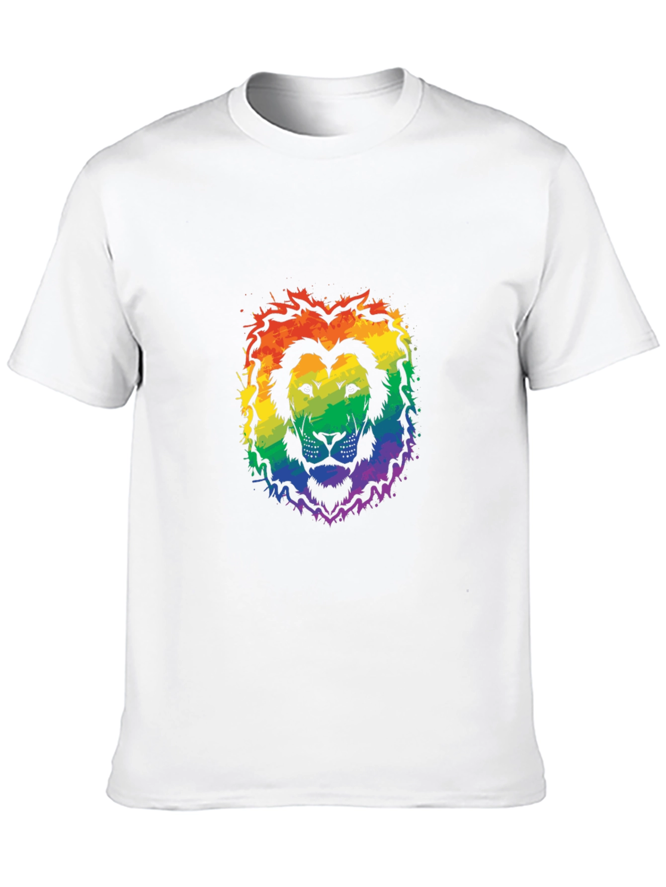 Rainbow Pride Lion Graphic Tee