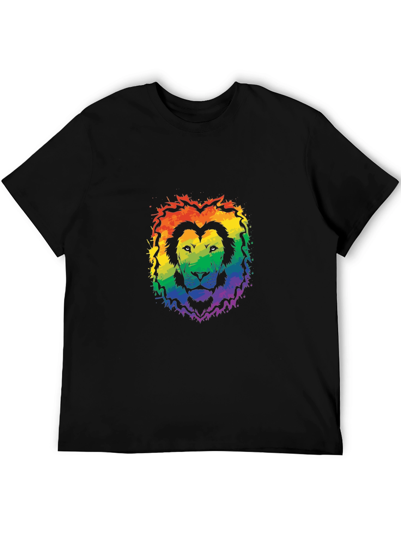Rainbow Pride Lion Graphic Tee