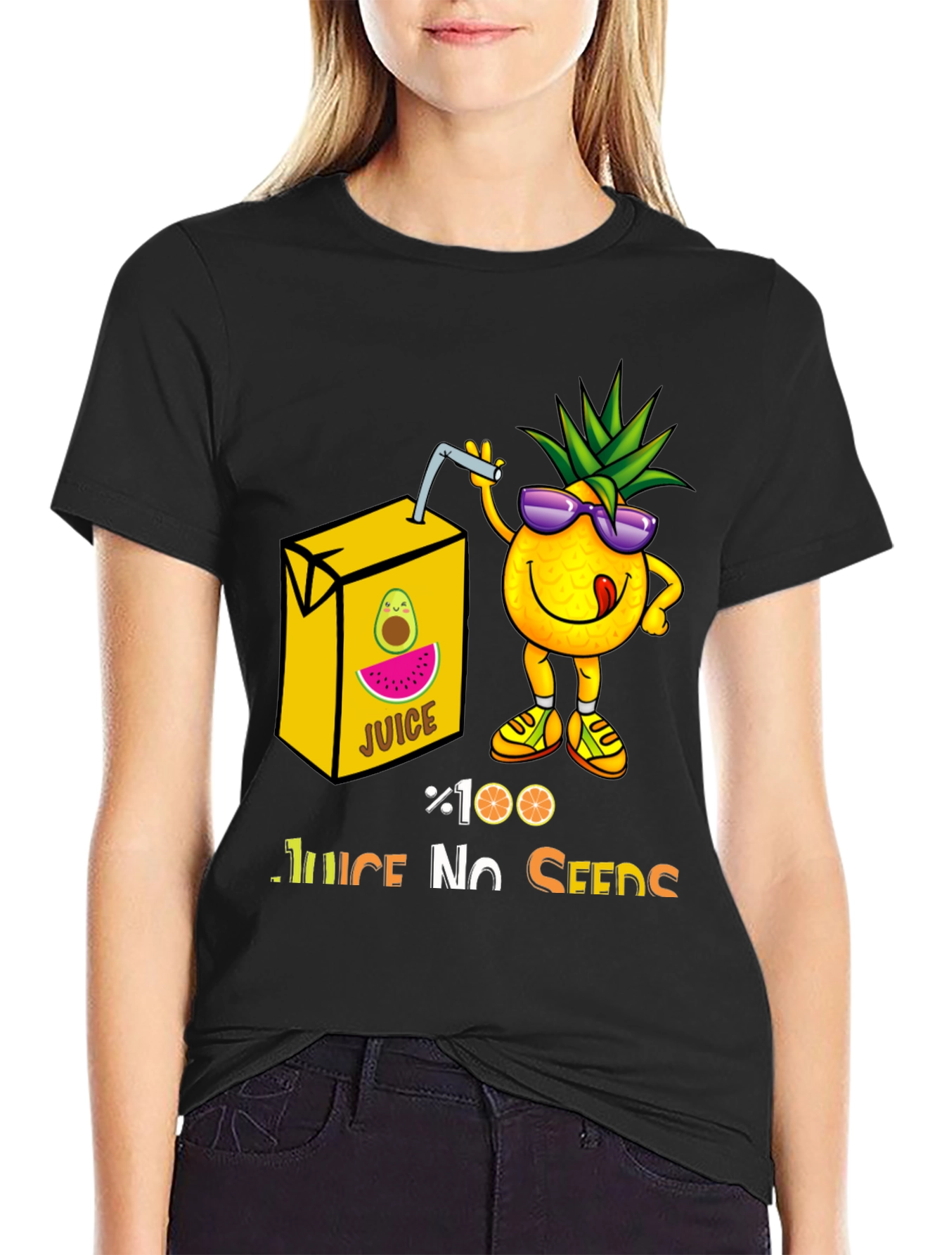 Juice No Seeds Graphic T-Shirt