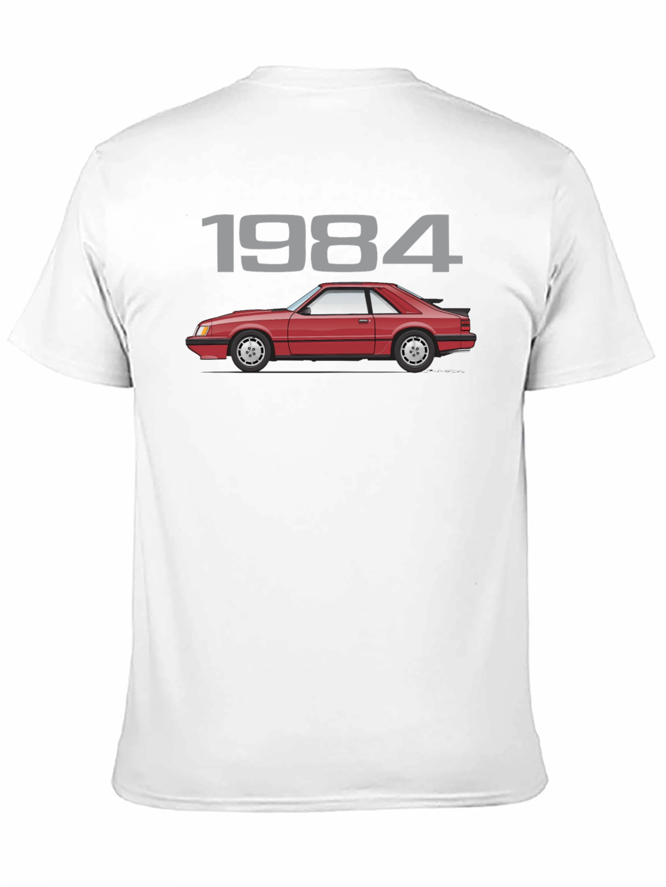 1984 Red Car Graphic Tee