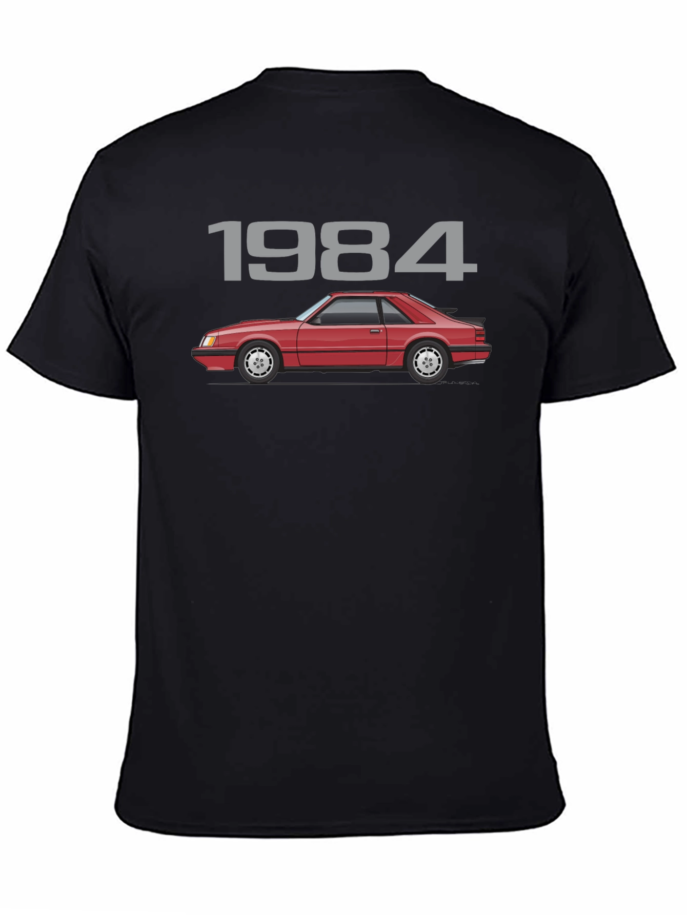 1984 Red Car Graphic Tee