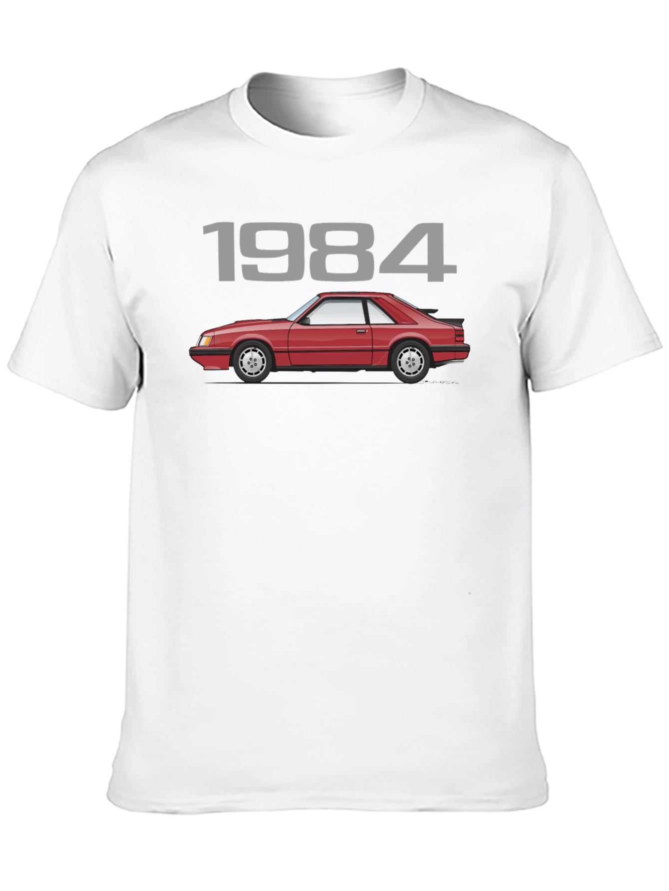 1984 Red Car Graphic Tee