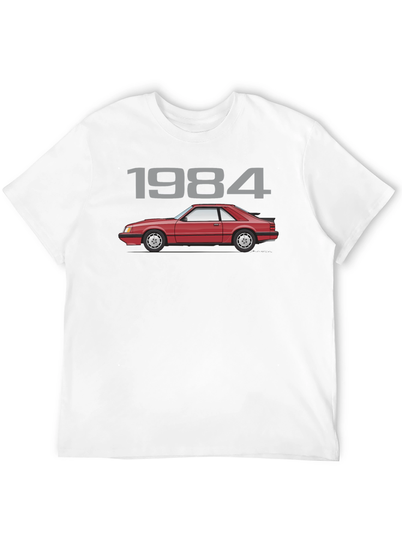 1984 Red Car Graphic Tee