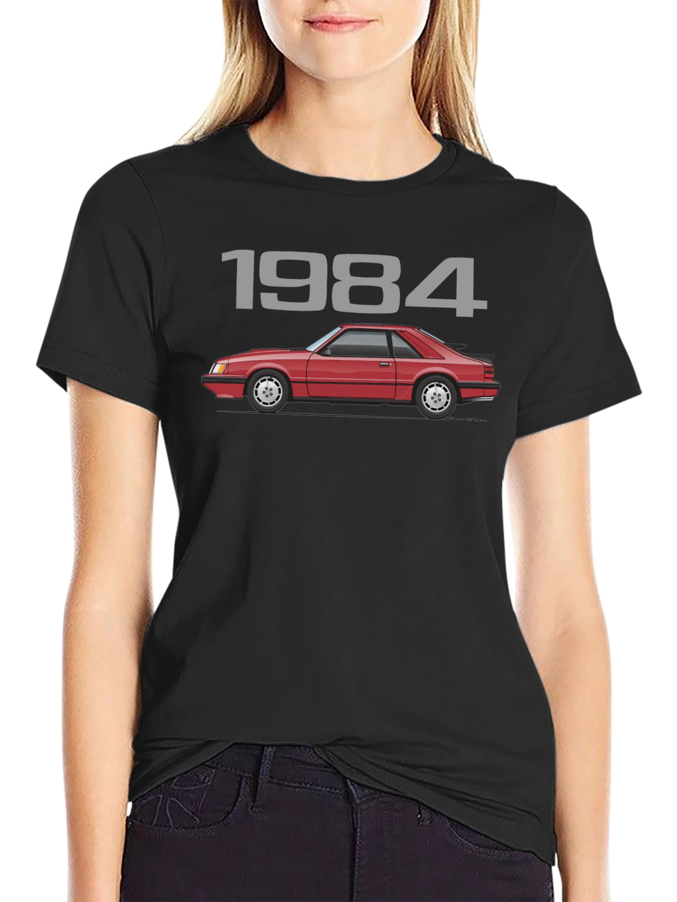 1984 Red Car Graphic Tee
