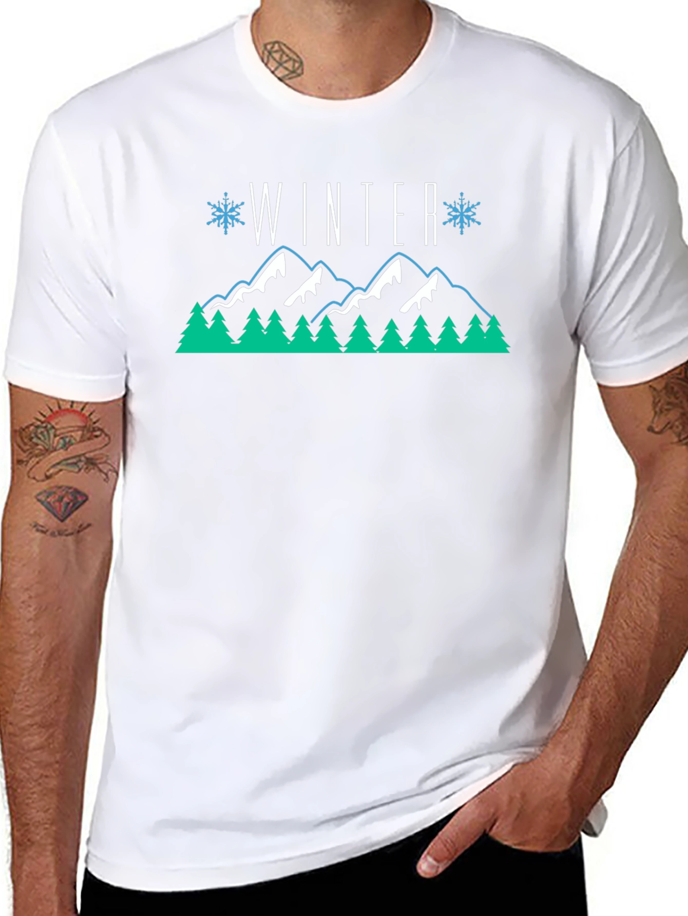 Winter Mountain Graphic Tee