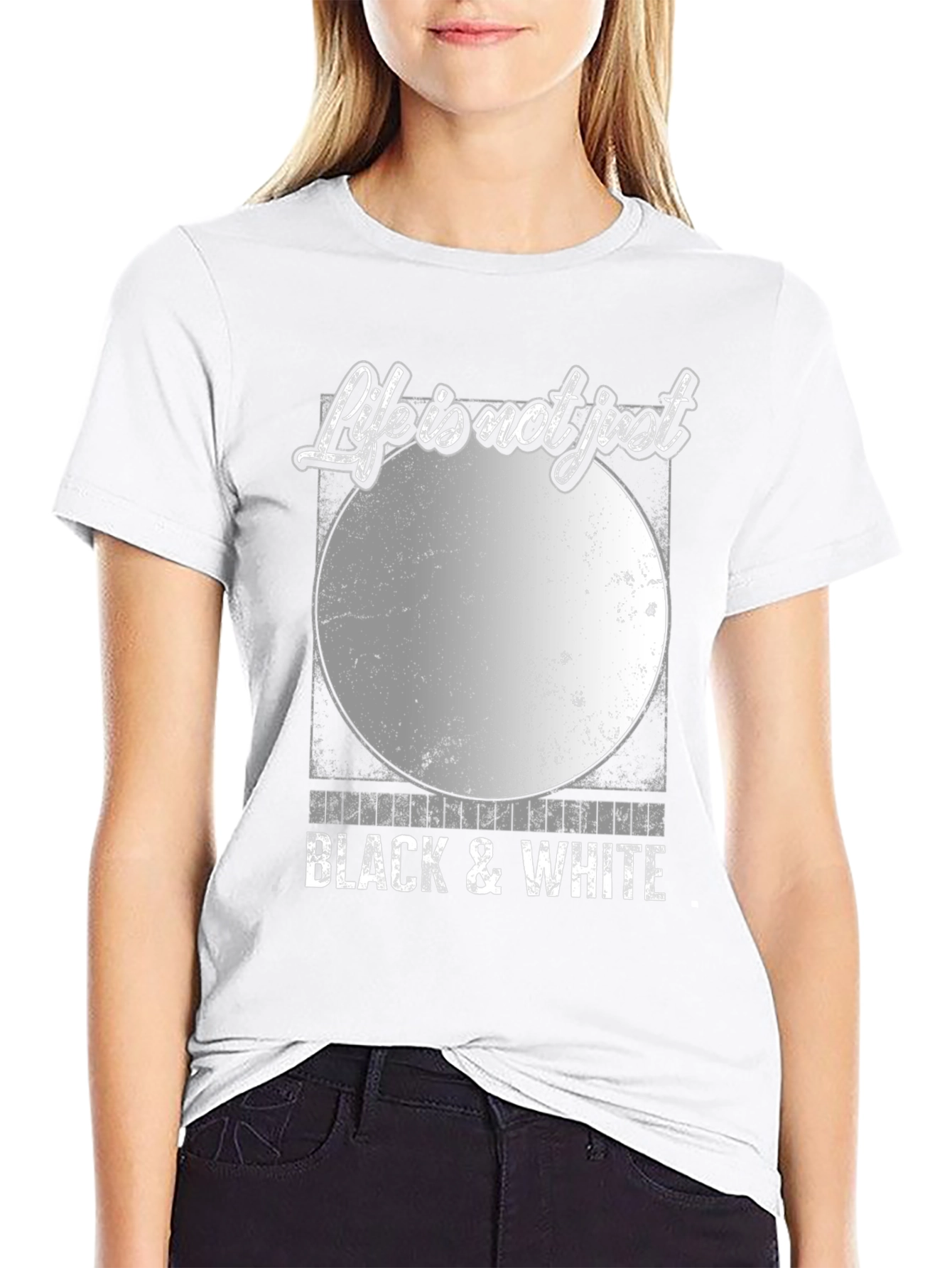 Life is Not Just Black & White Graphic Tee