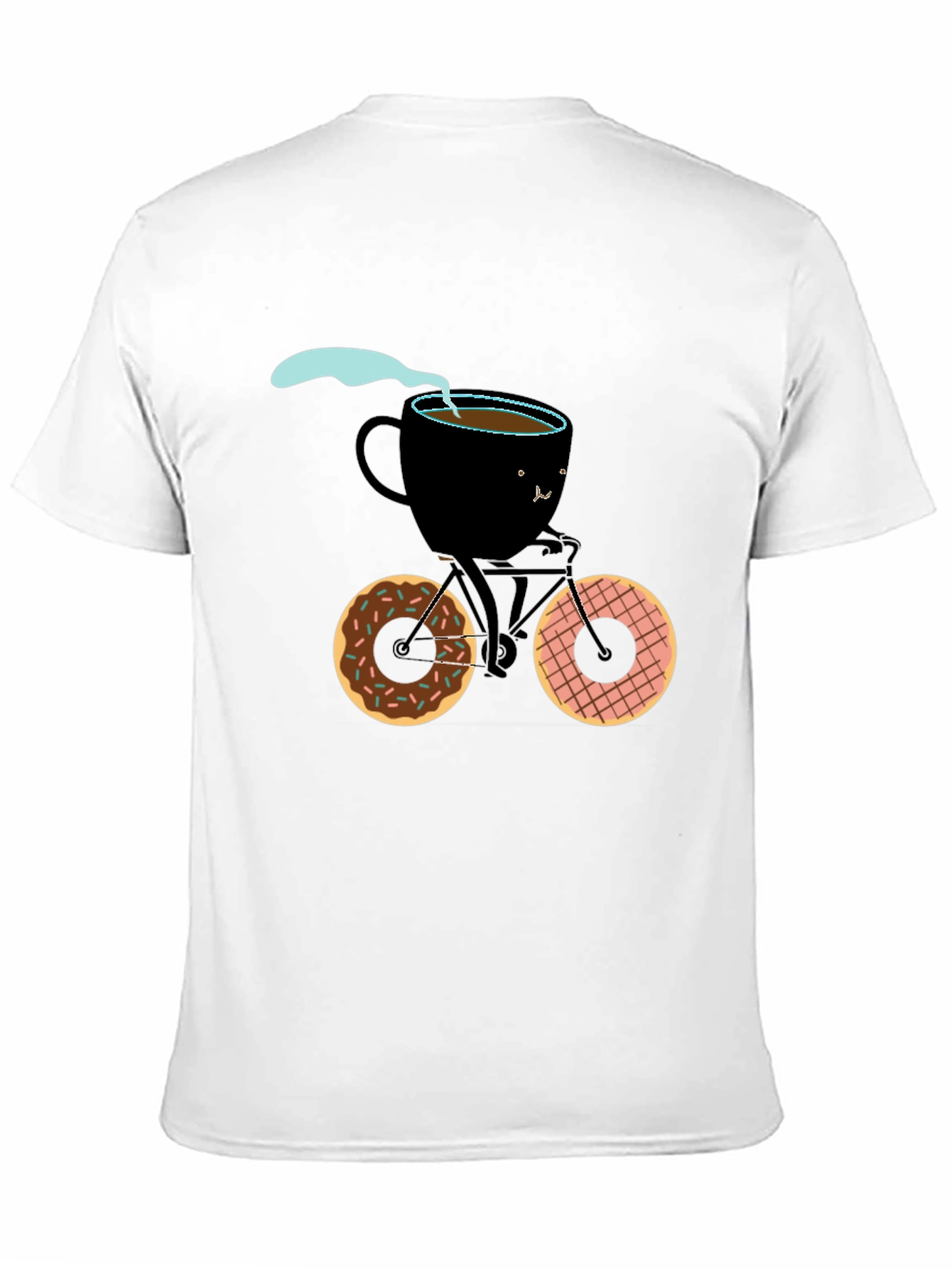 Coffee Cup Bicycle Graphic Tee