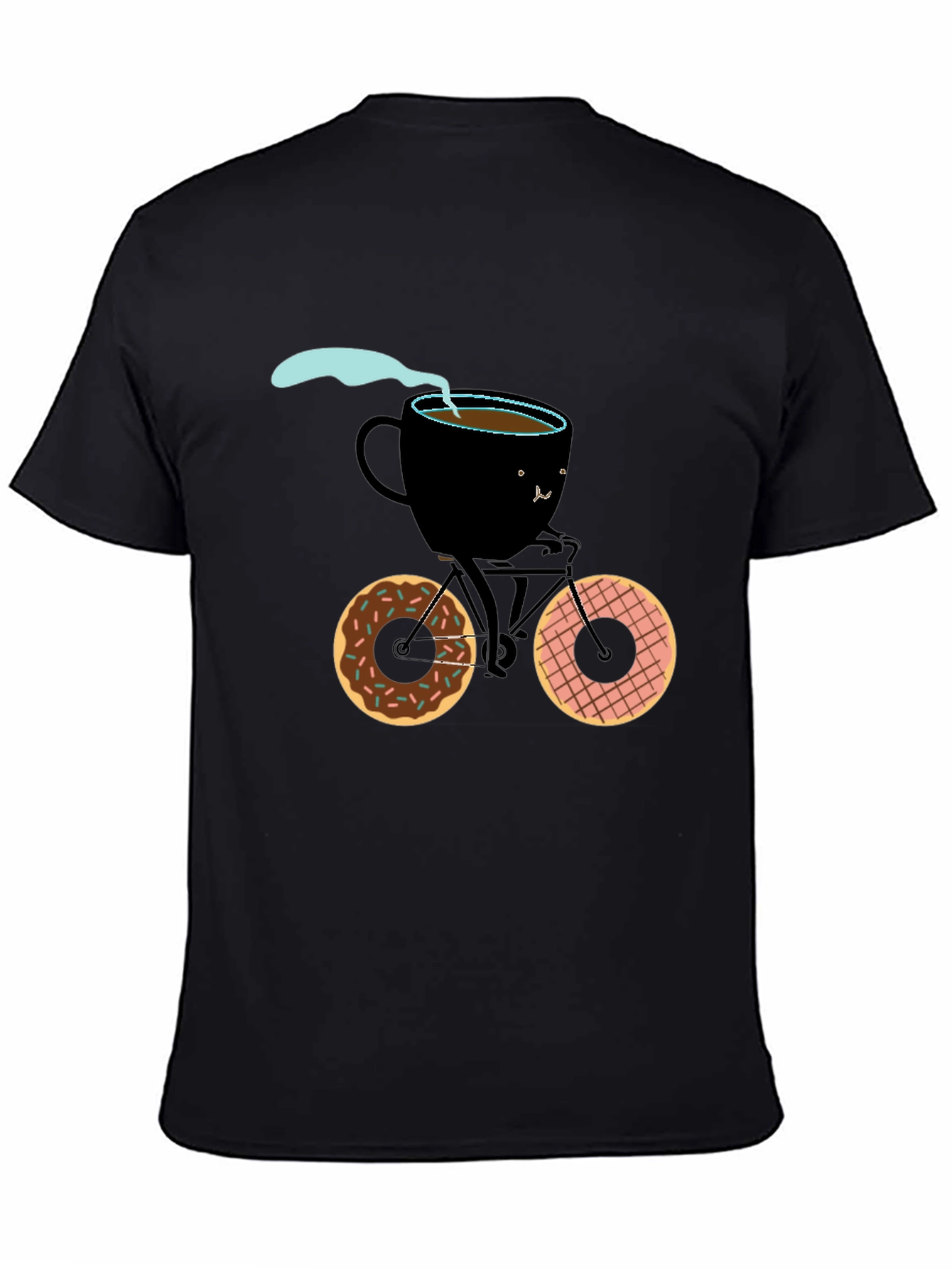 Coffee Cup Bicycle Graphic Tee