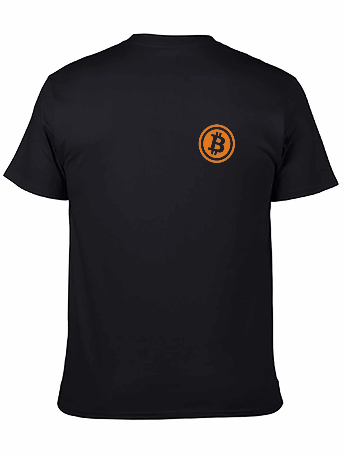 Bitcoin Logo Black T-Shirt - Crypto Fashion