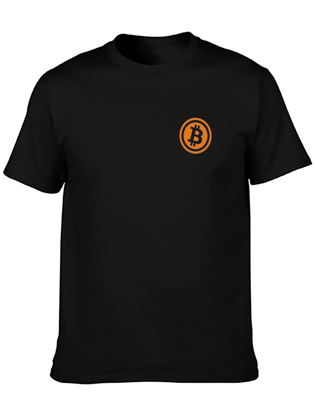 Bitcoin Logo Black T-Shirt - Crypto Fashion