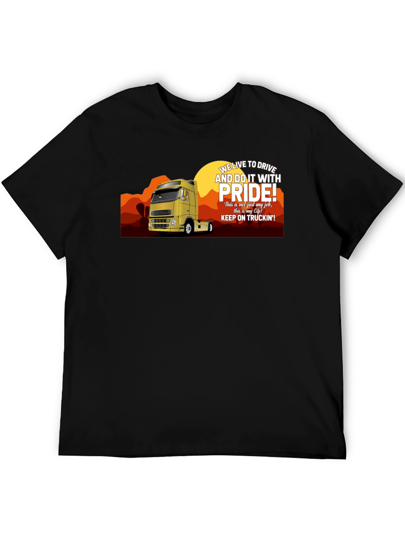 Truckers Pride Graphic Tee - Live to Drive
