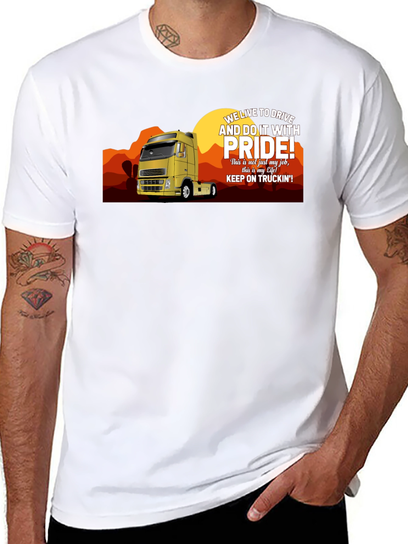Truckers Pride Graphic Tee - Live to Drive