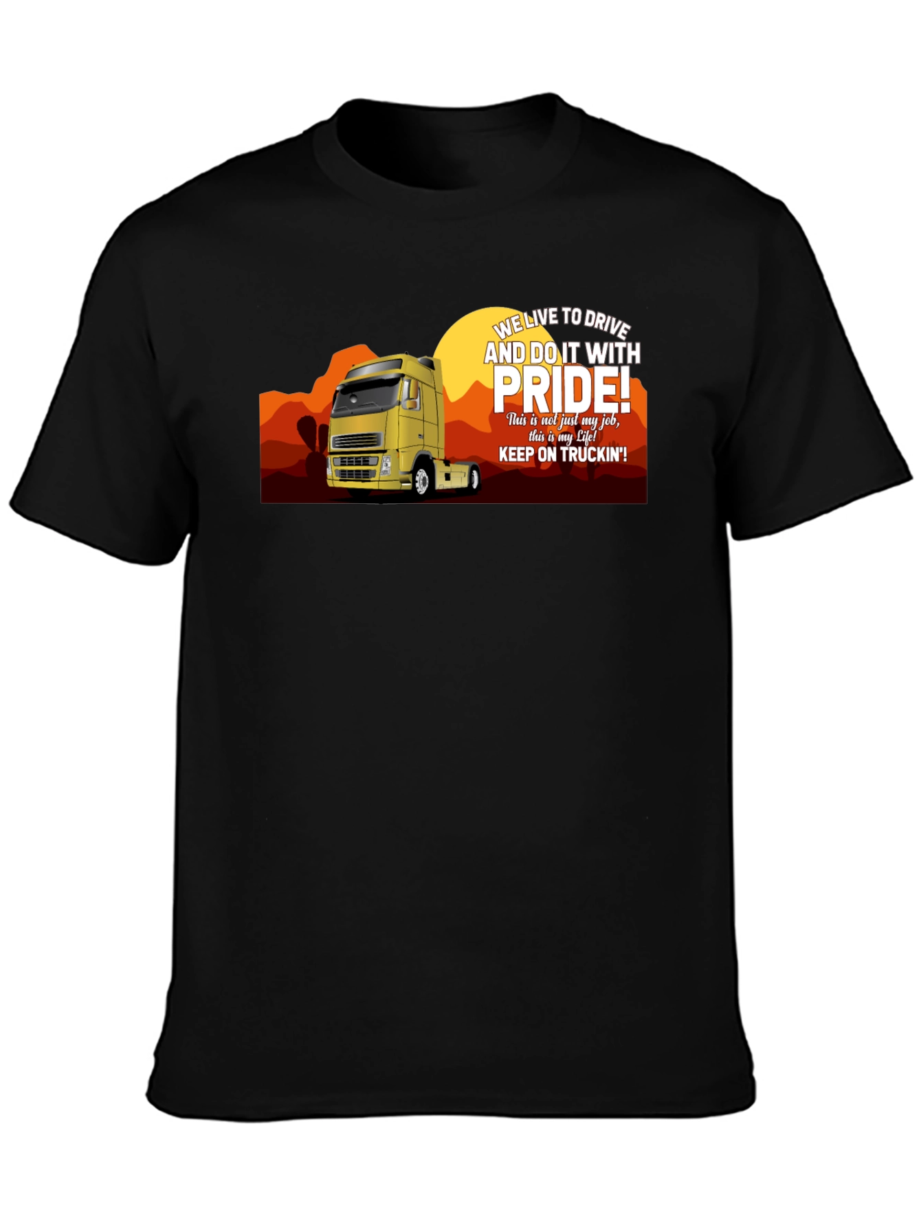Truckers Pride Graphic Tee - Live to Drive