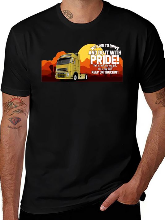 Truckers Pride Graphic Tee - Live to Drive