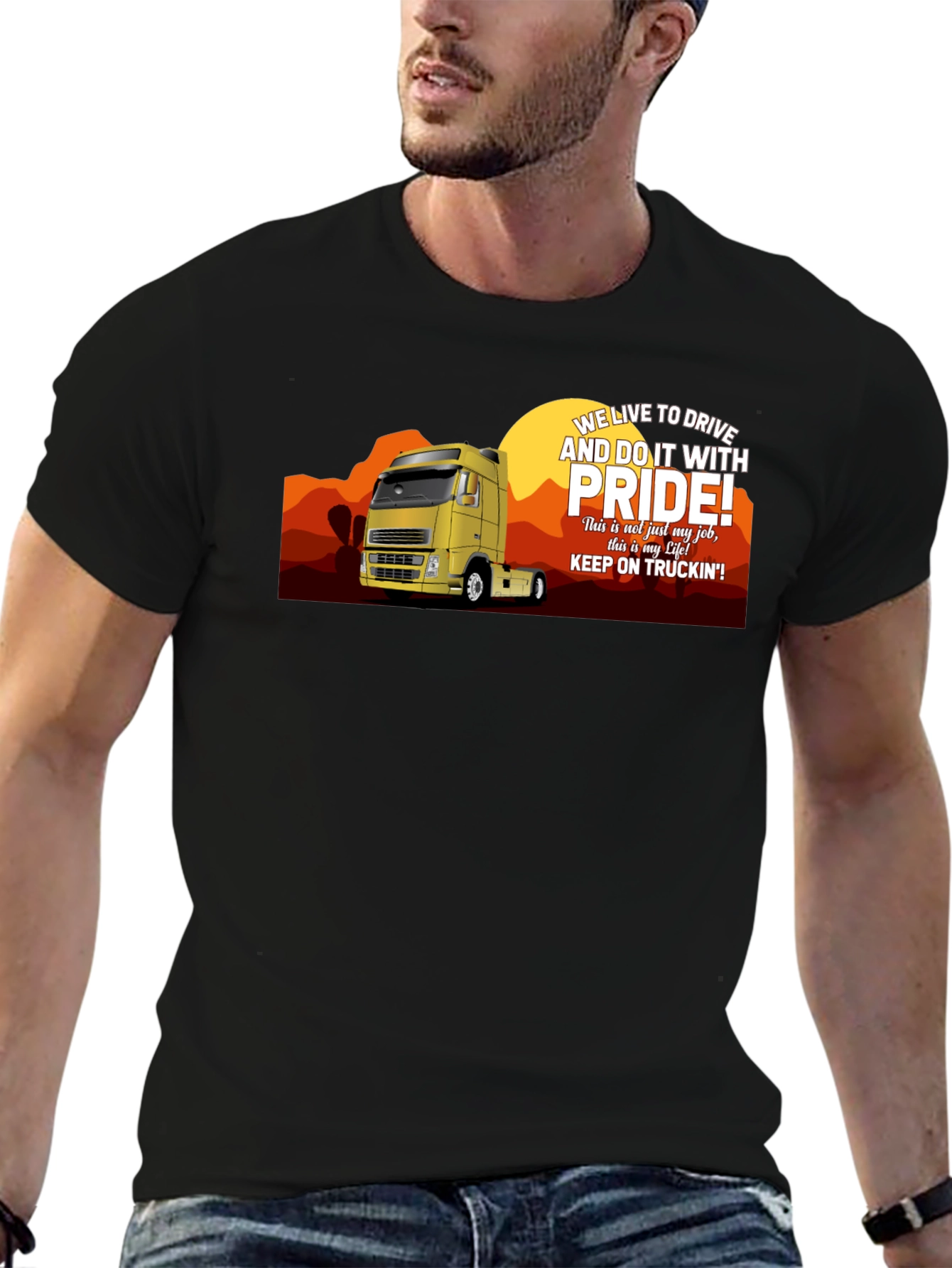 Truckers Pride Graphic Tee - Live to Drive