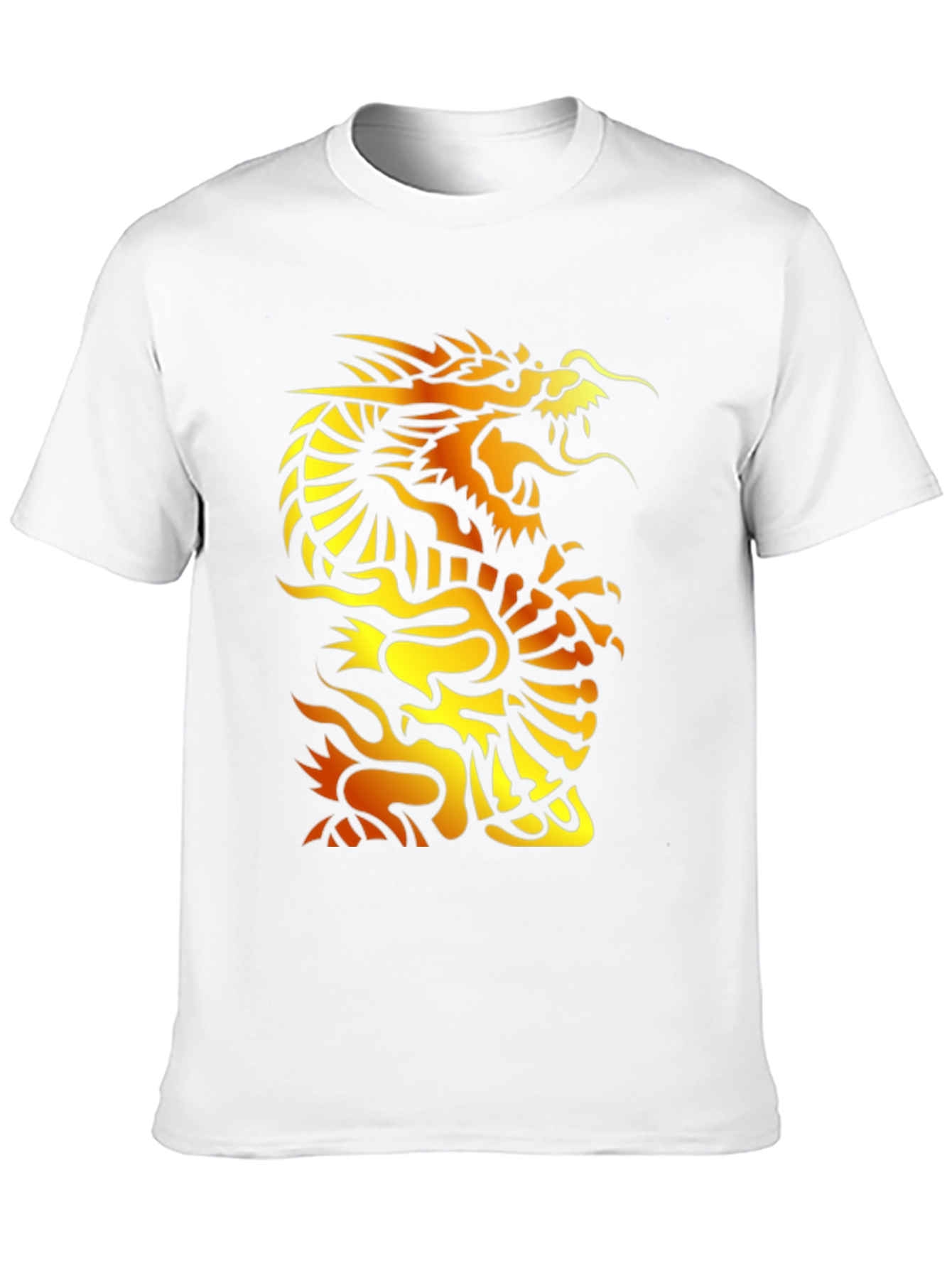 Bold Dragon Graphic Black T-Shirt