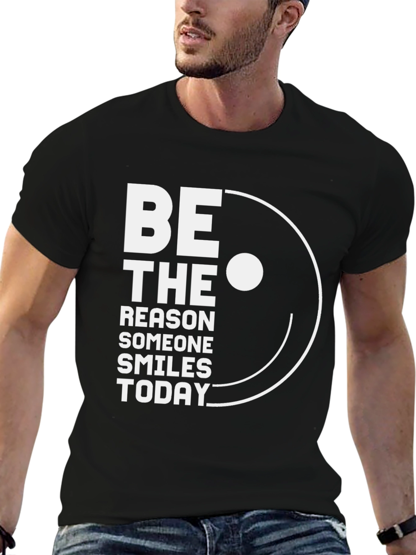 Be The Reason T-Shirt - Motivational Smile Tee
