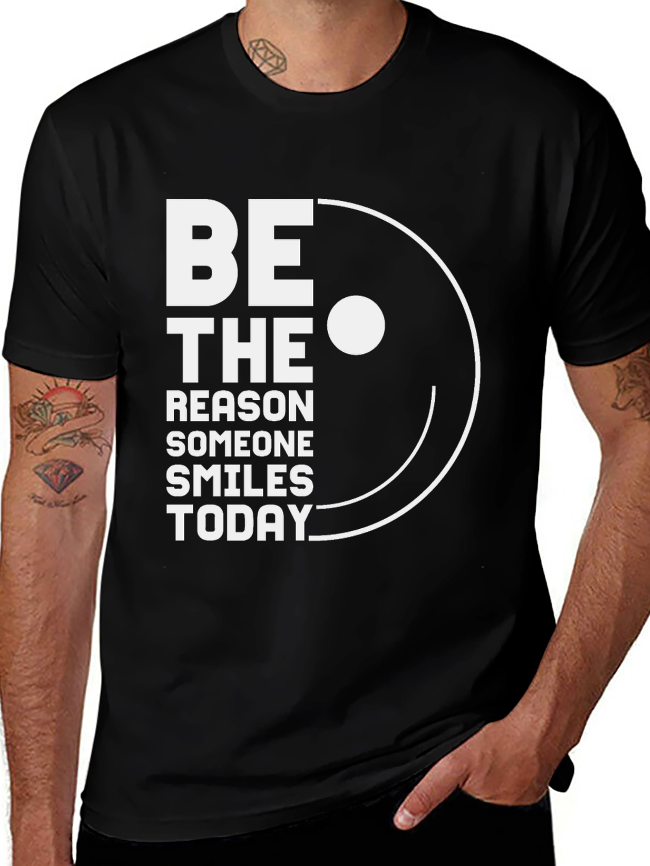 Be The Reason T-Shirt - Motivational Smile Tee