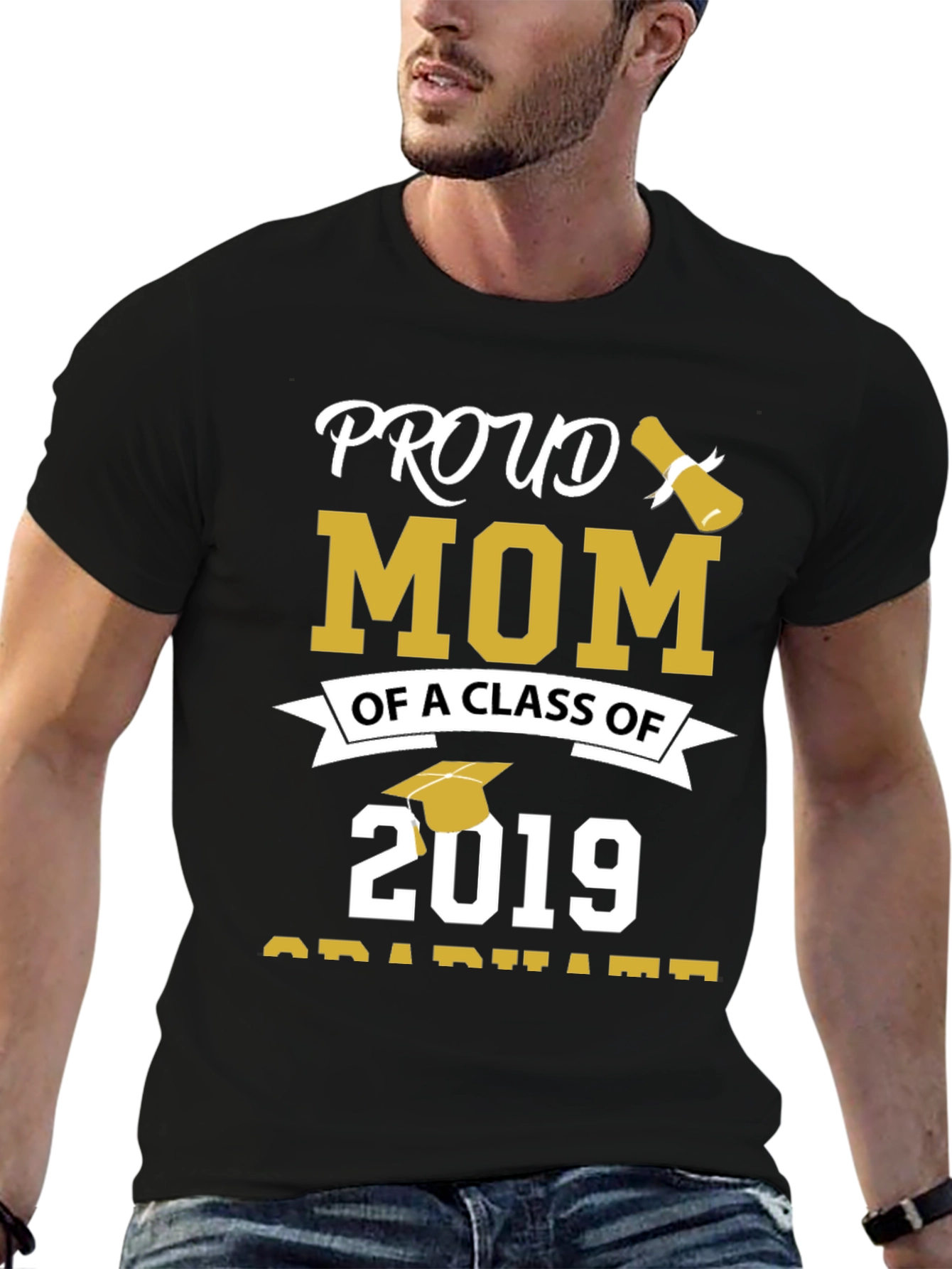 Proud Mom Class of 2019 Graduation T-Shirt