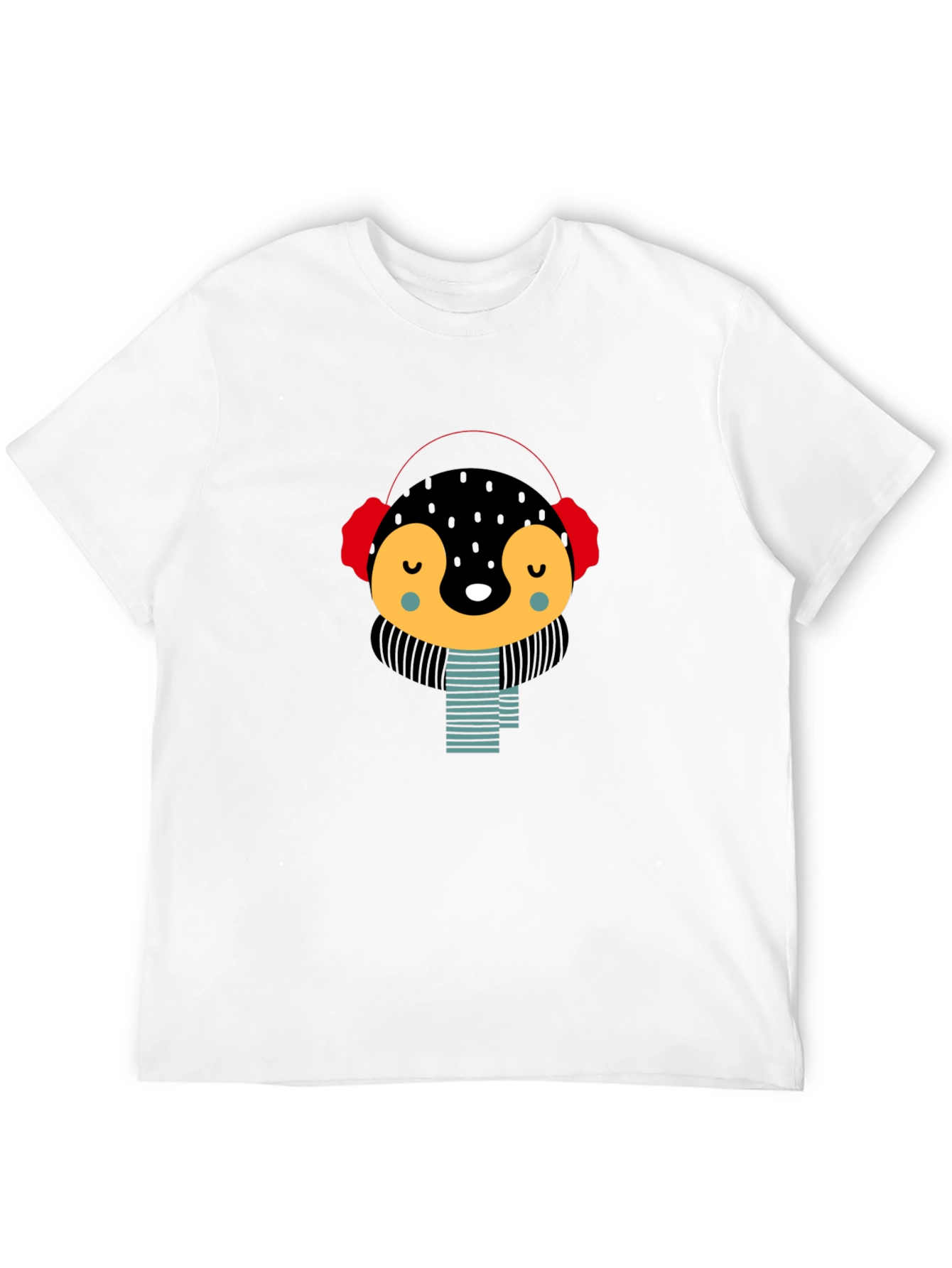 Cute Penguin Graphic Tee - Winter Style Shirt
