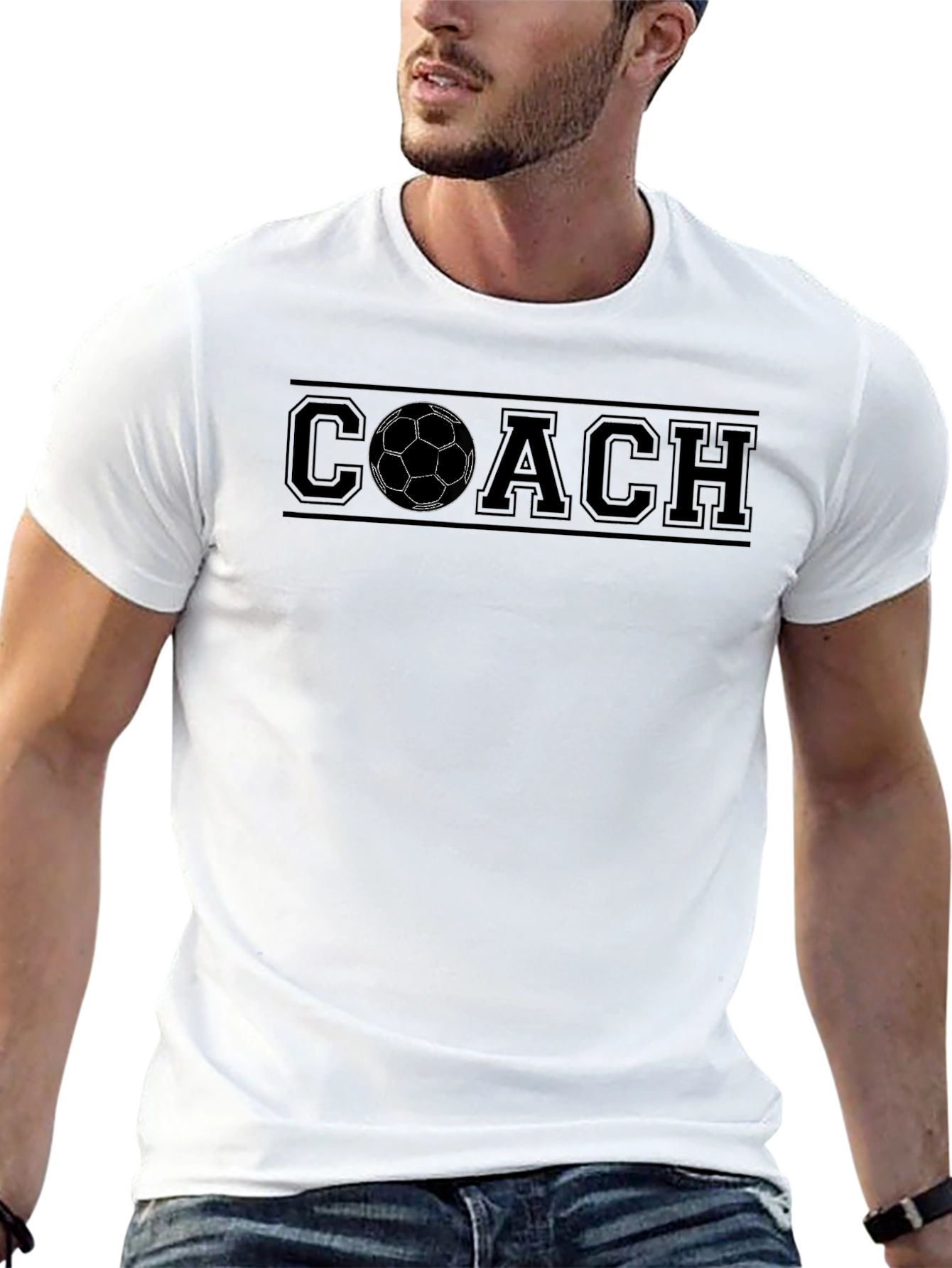 Soccer Coach Graphic T-Shirt