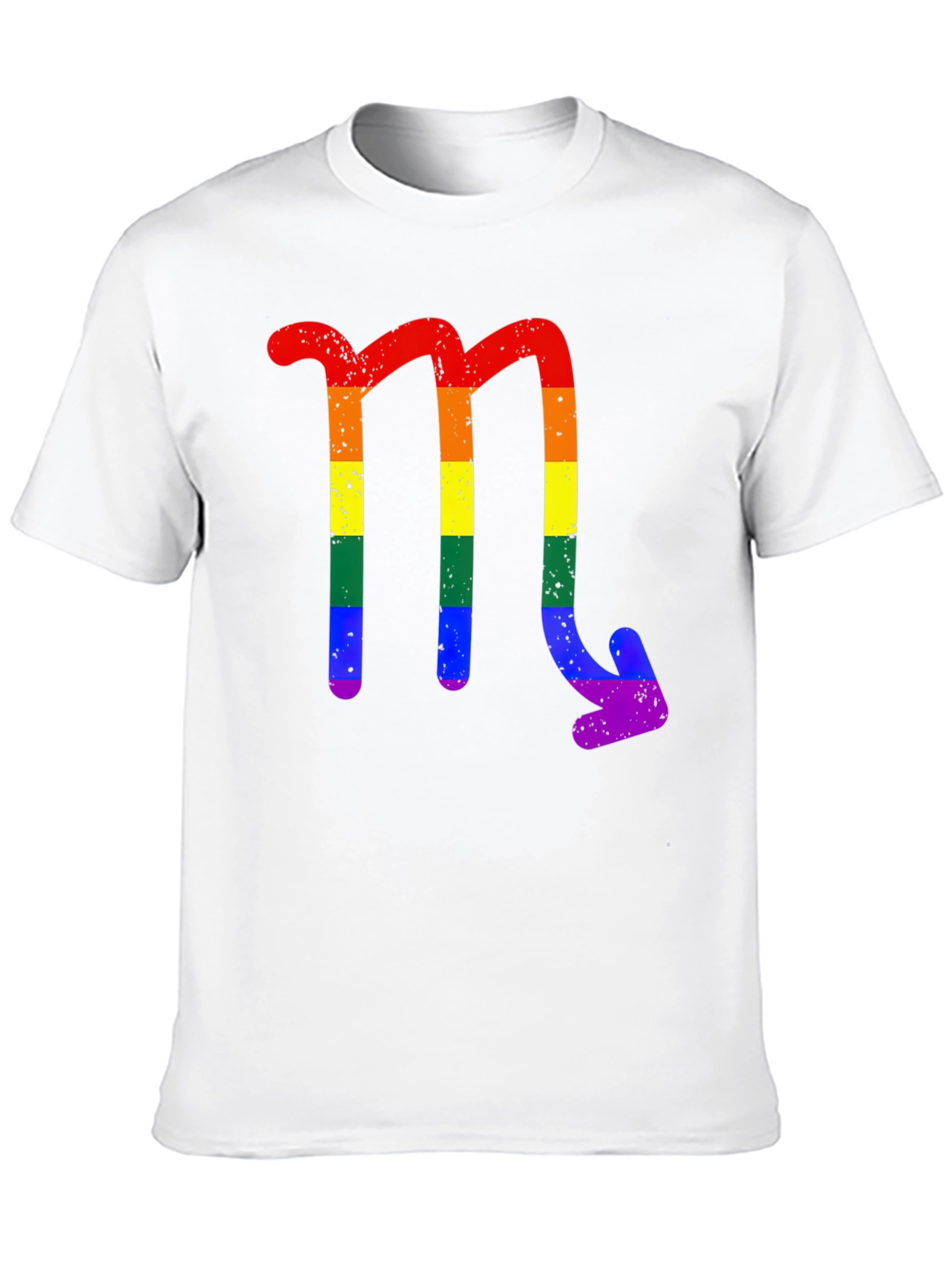 Rainbow Scorpio Zodiac T-Shirt